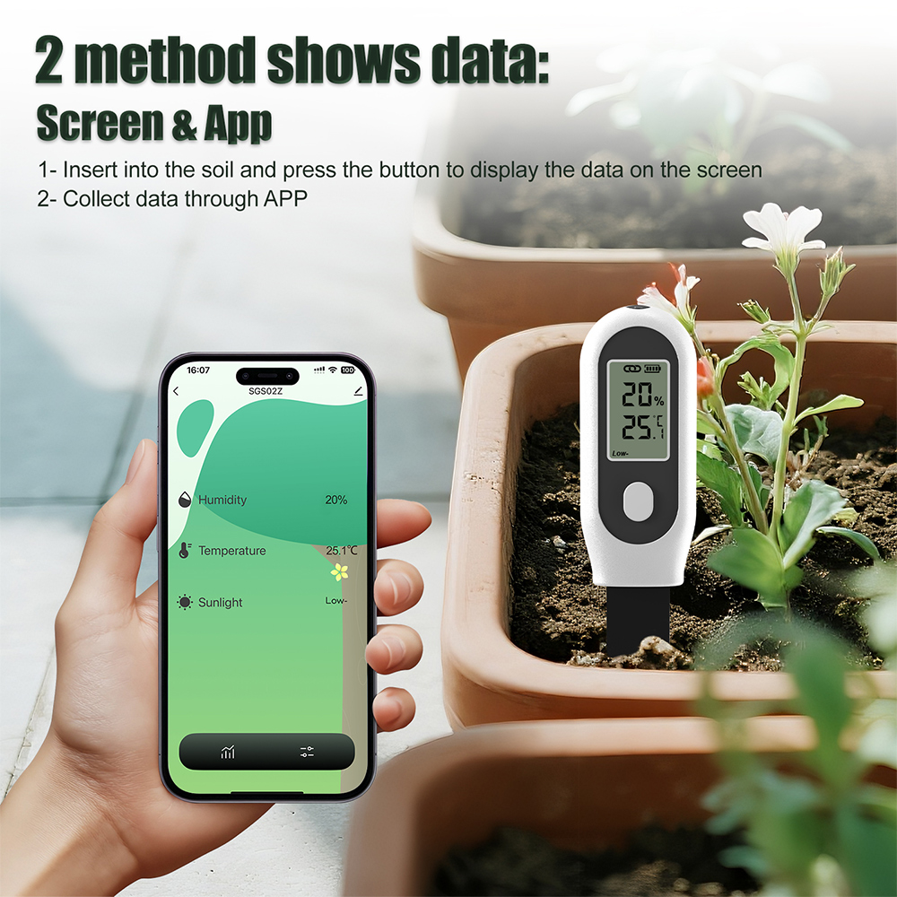 Smart Soil Sensor - 3 in 1 Soil Tester Zigbee
