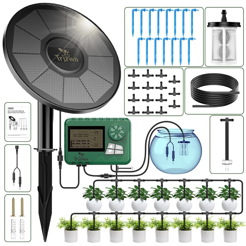 Smart Urban Garden - Solar Irrigation Equipment Greenhouse Irrigation Drip