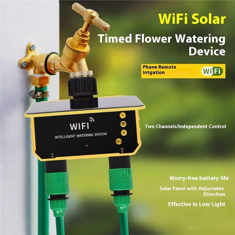 1/2 Outlets WIFI Solar Irrigat - đánh giá và giá Smart Garden Accessories