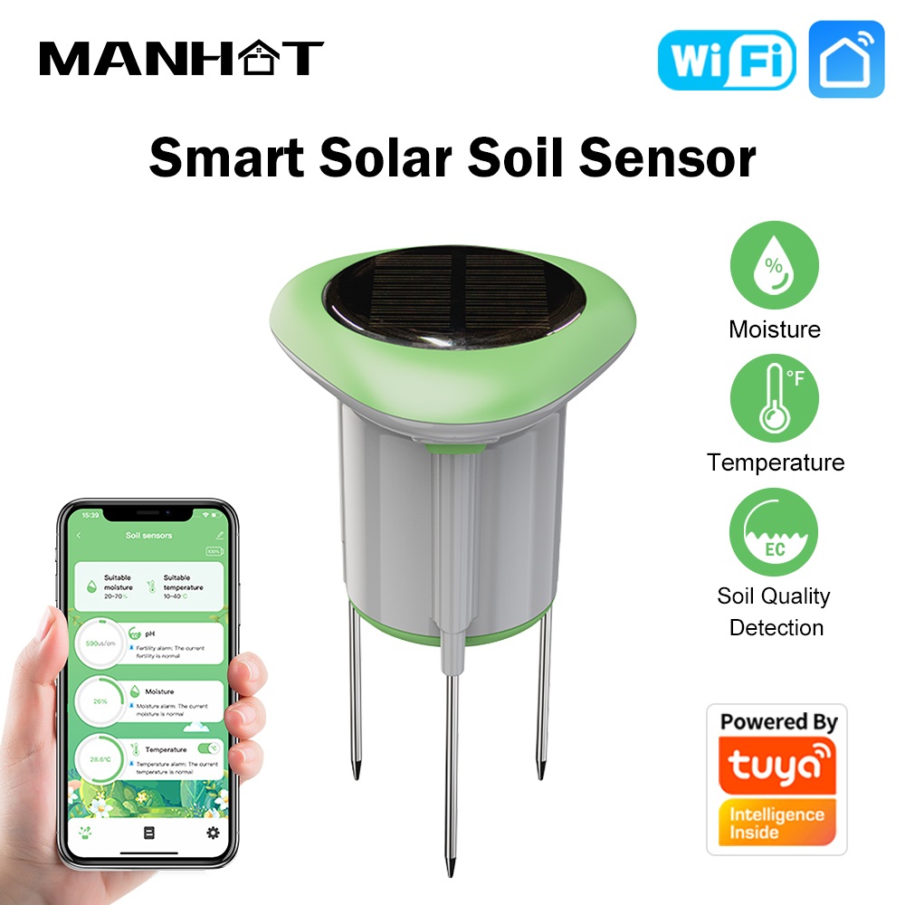 MANHOT WiFi Smart Solar Soil S - đánh giá và giá Smart Soil Sensor