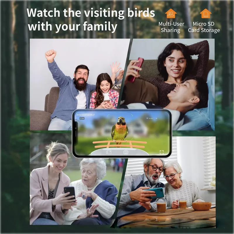 Smart AI Bird Feeder with Bird - đánh giá và giá Smart Garden Ai