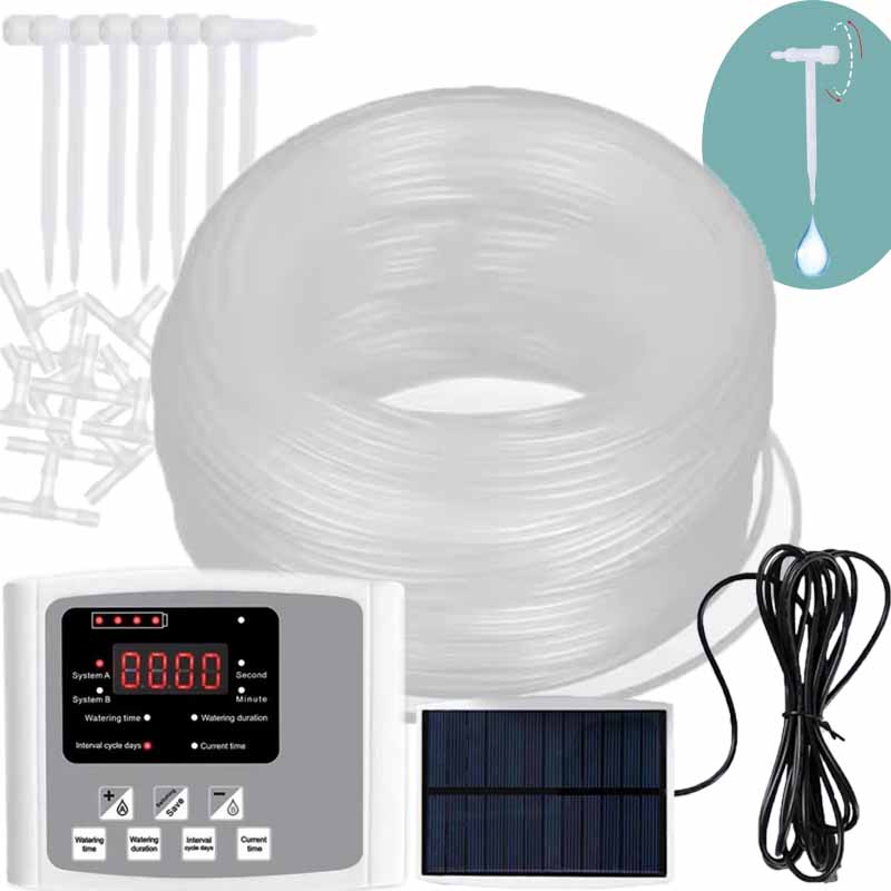 Automatic Solar Energy Drip Ir - đánh giá và giá Smart Garden Auk