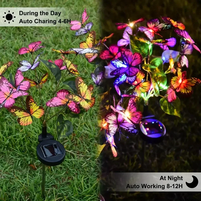 Solar LED Butterfly Garden Lig - đánh giá và giá Smart Garden Spotlights