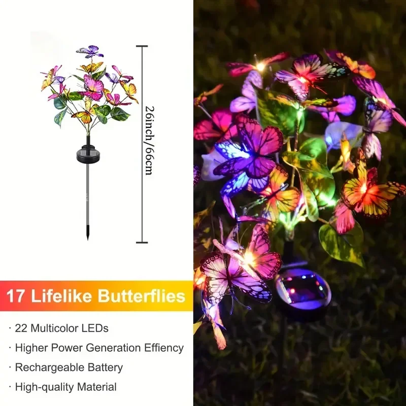 Solar LED Butterfly Garden Lig - đánh giá và giá Smart Garden Spotlights