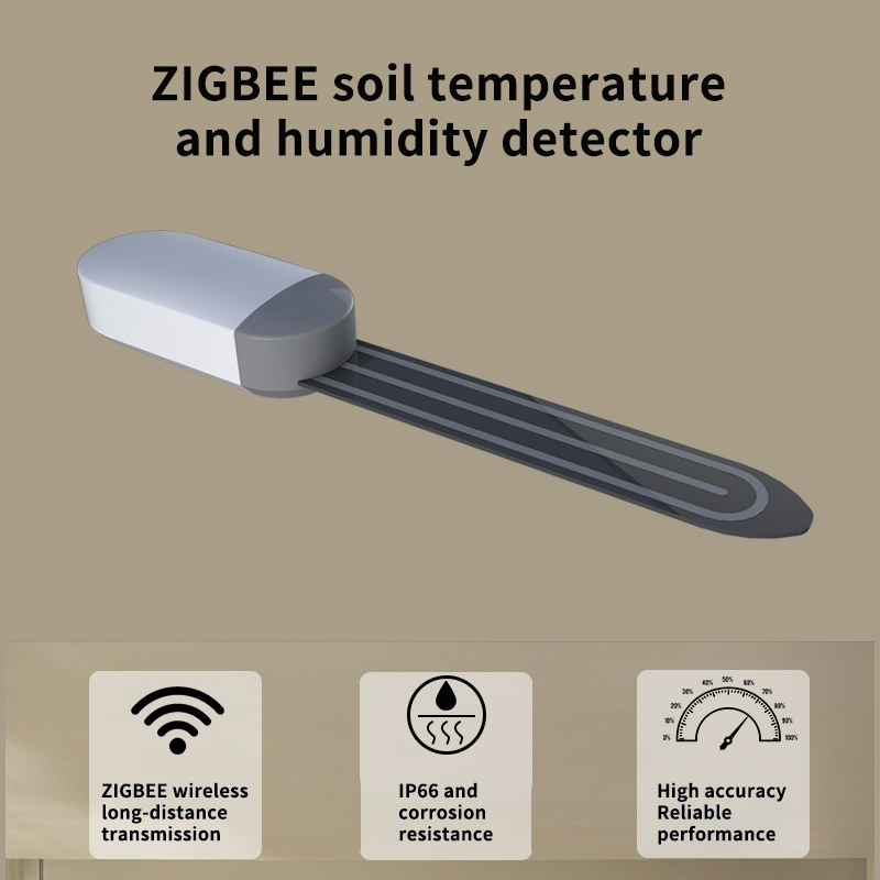 ZigBee 3.0 Soil Sensor Tempera - đánh giá và giá Smart Soil Sensor