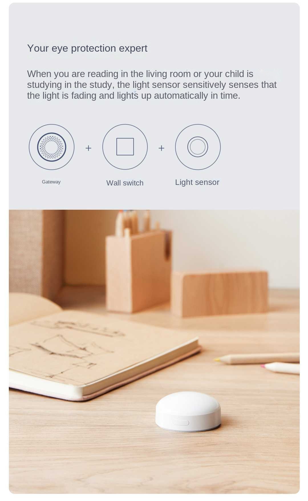 Aqara Light sensor T1 Zigbee 3 - đánh giá và giá Smart Garden Xiaomi