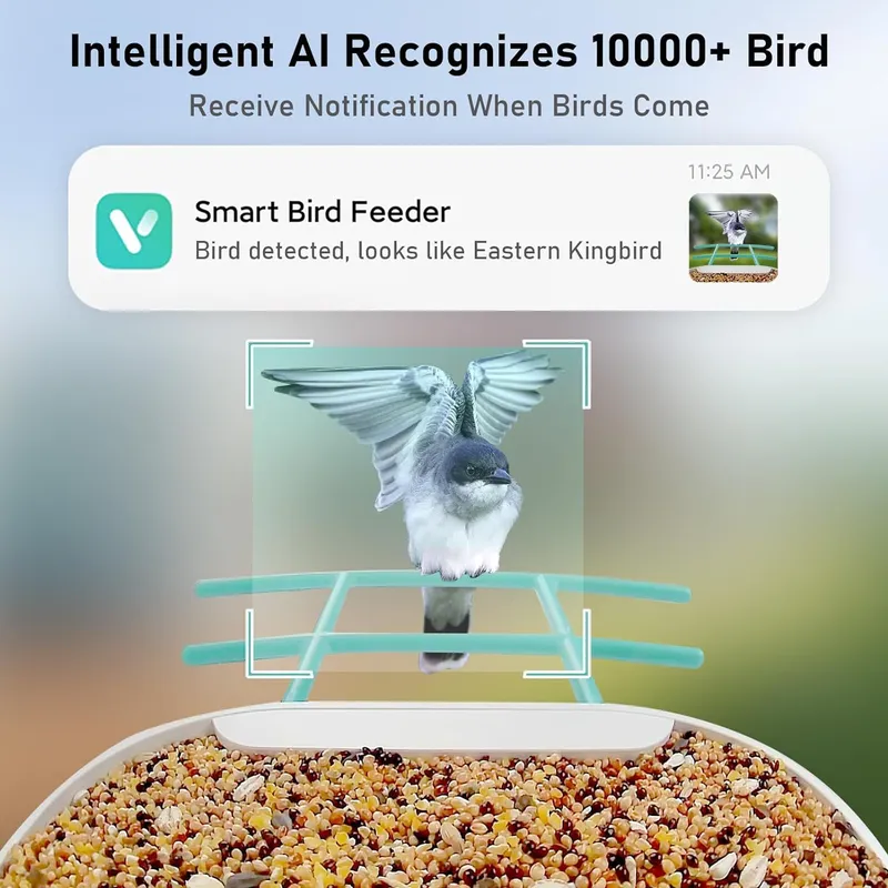 Smart Bird Feeder Camera with  - đánh giá và giá Smart Garden Ai