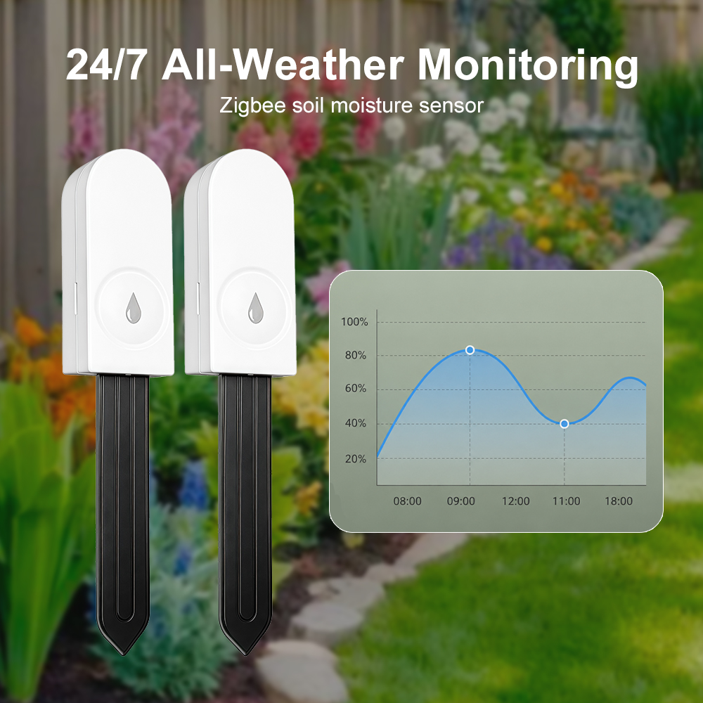 Zigbee 3.0 Soil Moisture Senso - đánh giá và giá Smart Soil Sensor