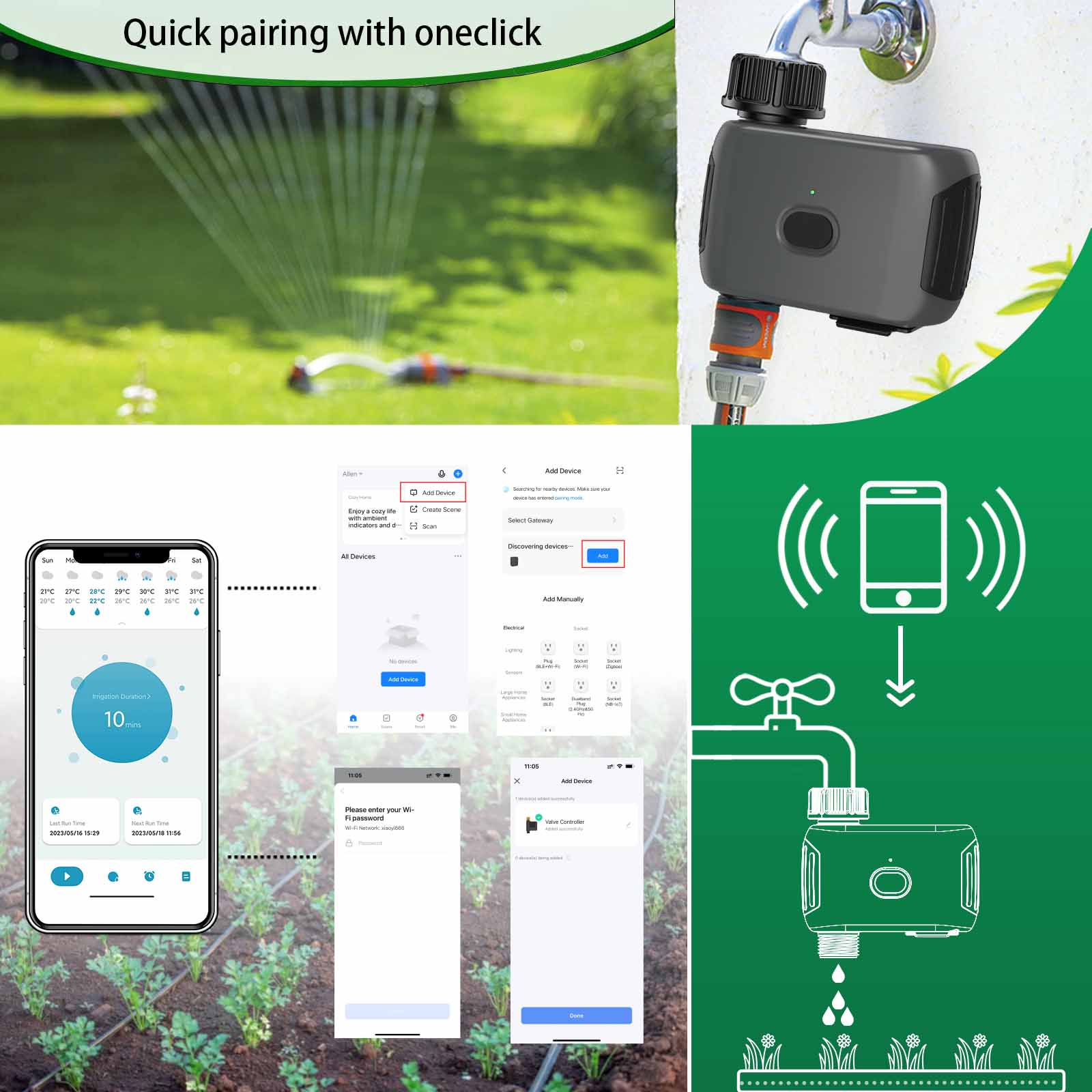 INSOMA automatic plant irrigat - đánh giá và giá Smart Garden Accessories