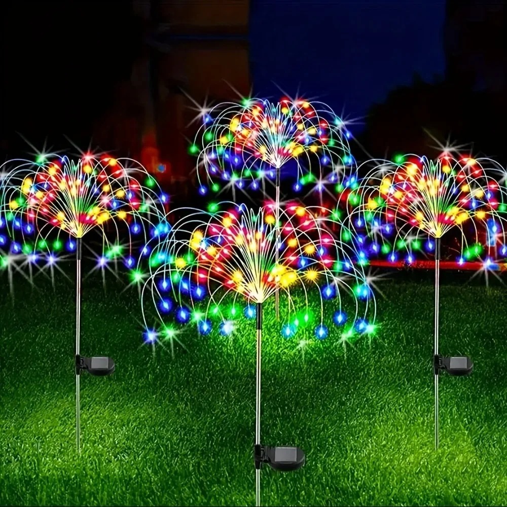 Solar LED Firework Fairy Light - đánh giá và giá Smart Garden Spotlights