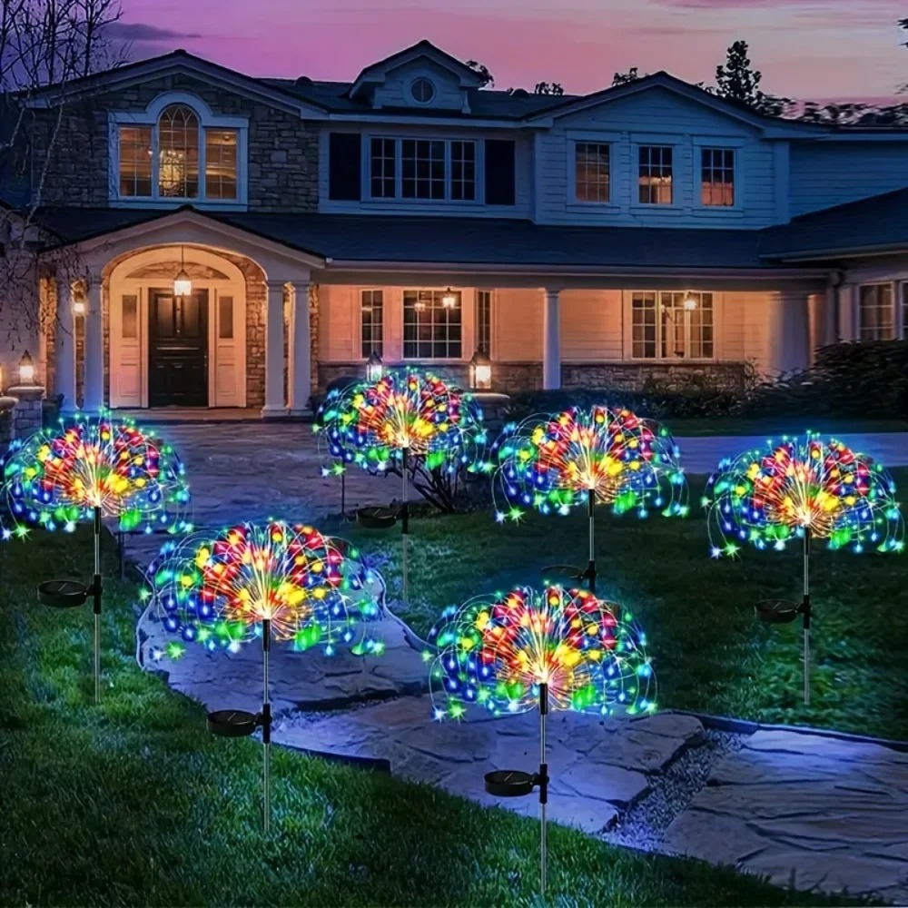 Solar LED Firework Fairy Light - đánh giá và giá Smart Garden Spotlights