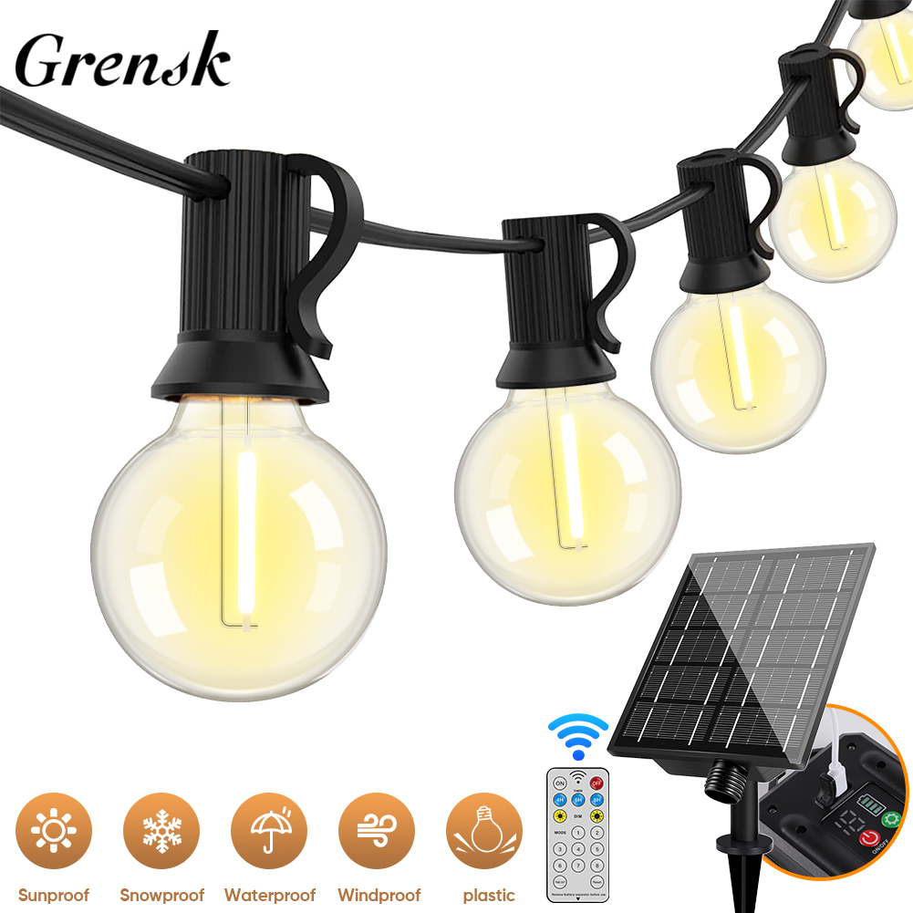 7.6M 18M 30M LED Solar String  - đánh giá và giá Smart Garden Spotlights