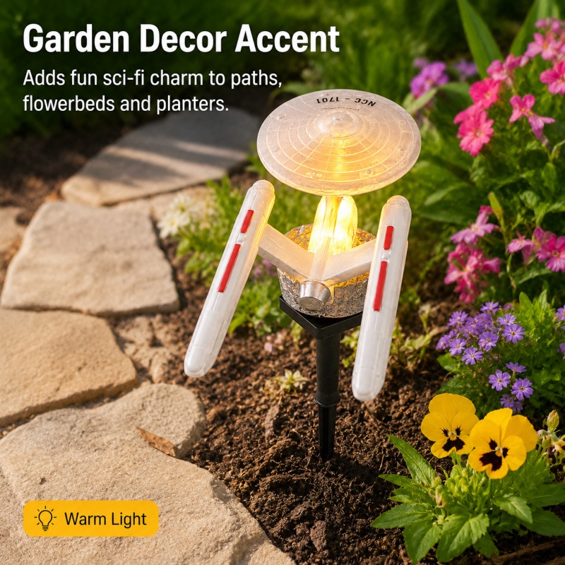 Star Trek USS Enterprise Solar - đánh giá và giá Smart Garden Spotlights