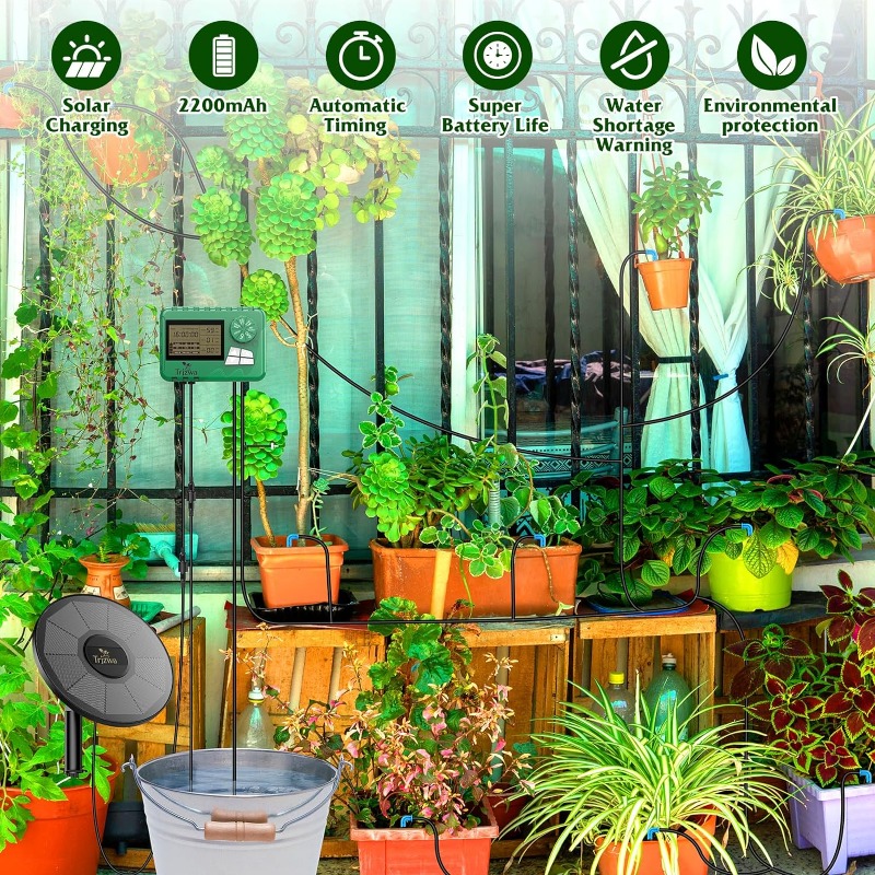 Solar Irrigation Equipment Gre - đánh giá và giá Smart Urban Garden
