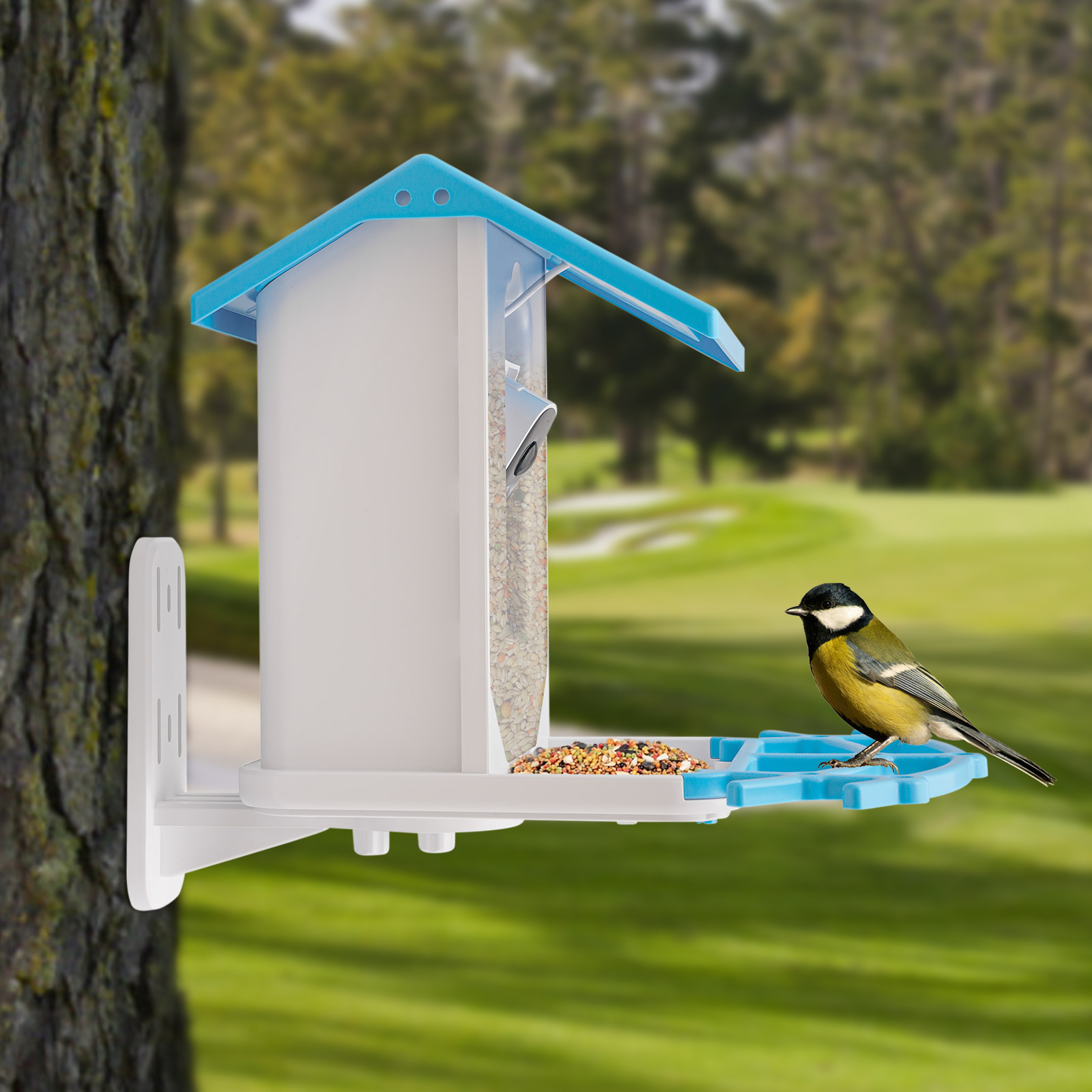 Solar Powered Smart Bird Feede - đánh giá và giá Smart Garden Ai