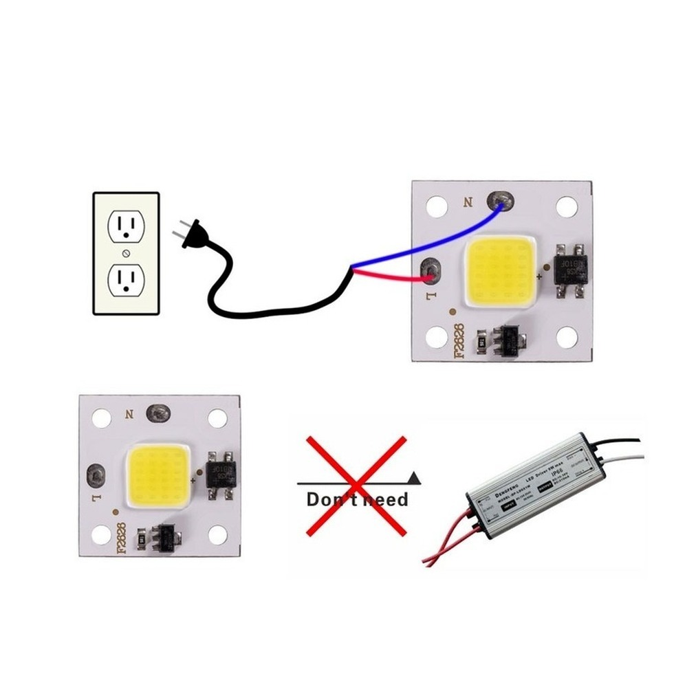 10W COB Mô Đun 220V Chip LED Đ - đánh giá và giá Smart Garden Spotlights