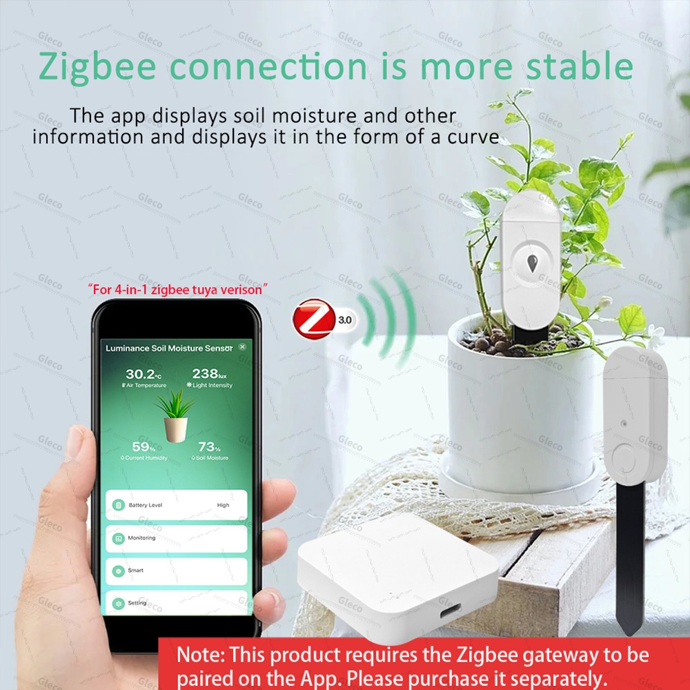 Zigbee Soil Moisture Sensor Me - đánh giá và giá Smart Soil Sensor