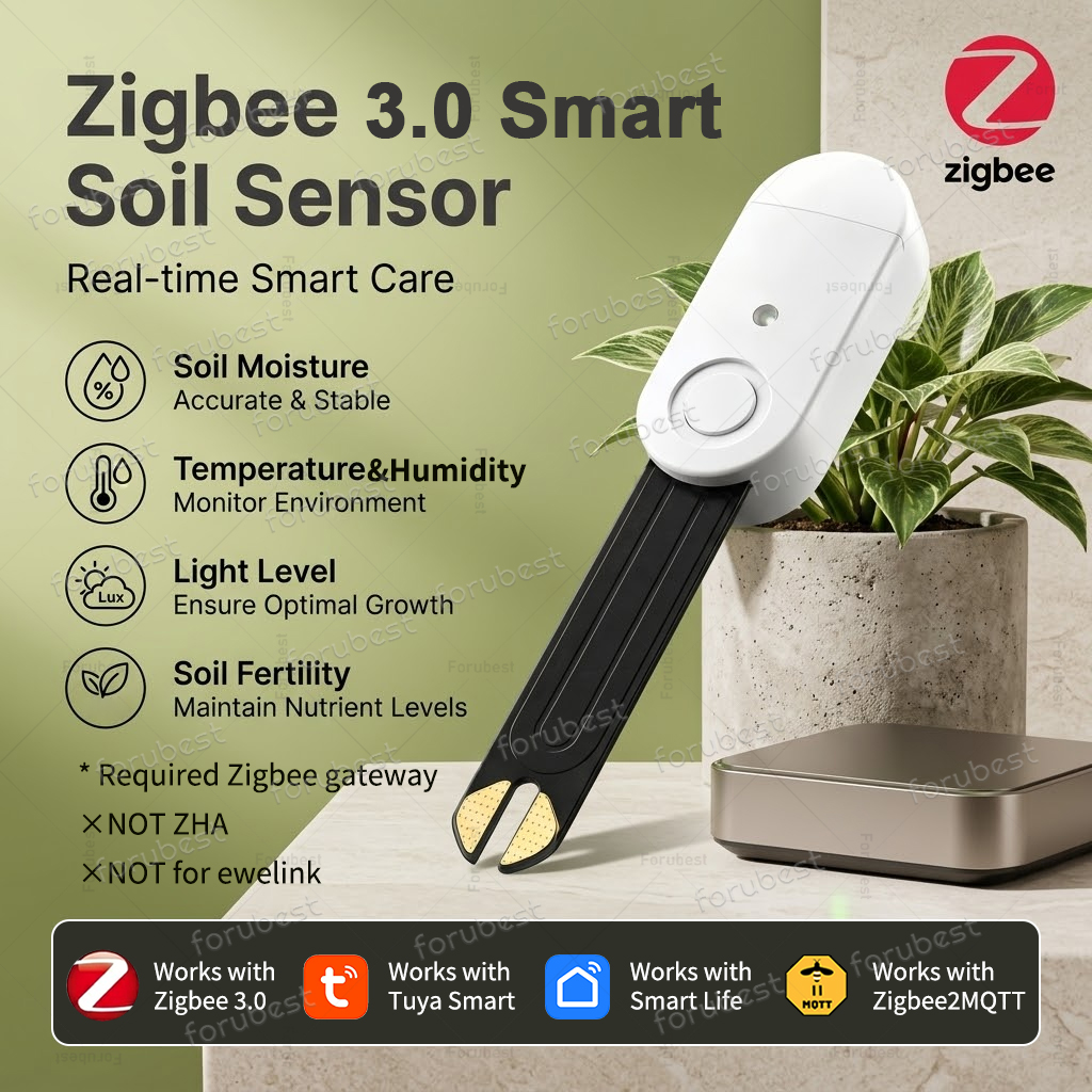 Smart ZigBee Soil Moisture Sen - đánh giá và giá Smart Urban Garden