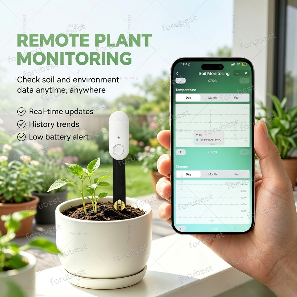 Smart ZigBee Soil Moisture Sen - đánh giá và giá Smart Urban Garden