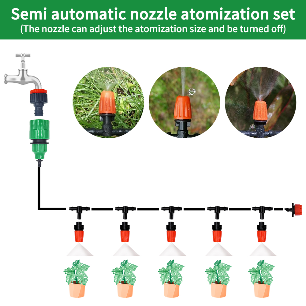 Fog Nozzles Irrigation Kit 5M- - đánh giá và giá Smart Garden Auk