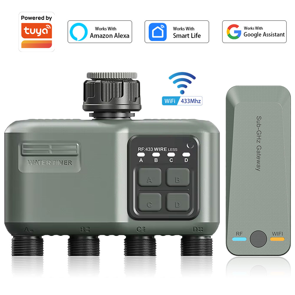 4 Outlet Programmable Water Ti - đánh giá và giá Smart Garden Auk
