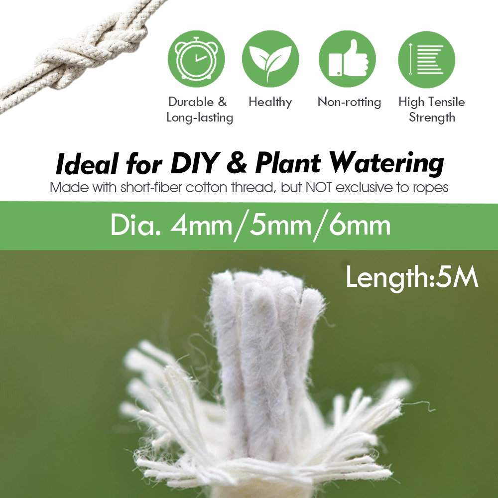 4/5/6mm Self Watering Cotton W - đánh giá và giá Smart Garden Auk