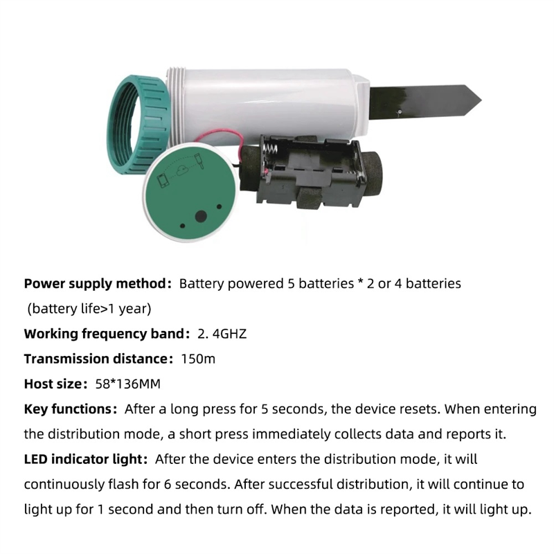 Zigbee Smart 4 In 1 Soil Teste - đánh giá và giá Smart Soil Sensor