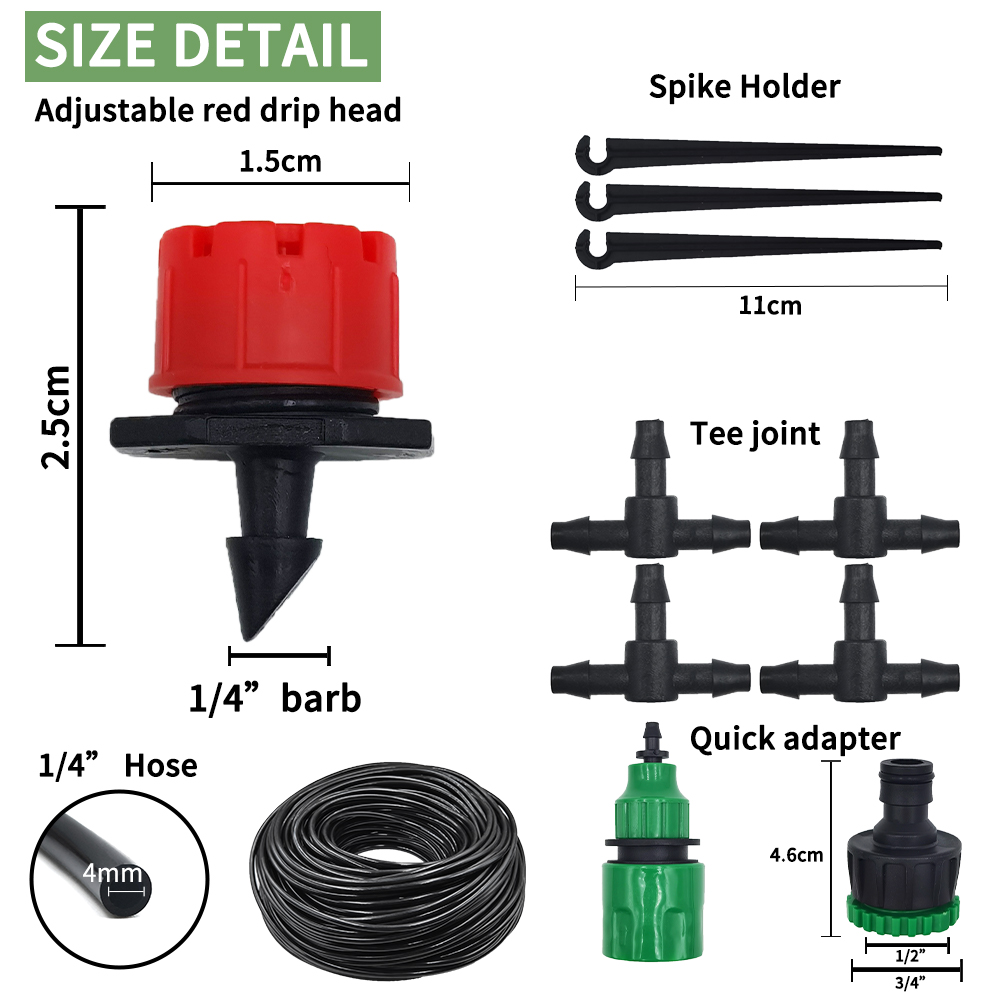 Micro Drip Irrigation System P - đánh giá và giá Smart Garden Auk